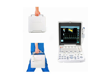Scanner portatif d'ultrason de Doppler de couleur avec l'écran de 12,1 pouces sonde multifréquence de 2.5-10 mégahertz