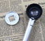 Lentille menée portative en verre optique de microscope de mini loupe tenue dans la main avec la règle de 2cm à l'intérieur
