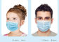 Ondulez le PPE jetable bleu de masque protecteur pour COVID-19 avec la taille de 17.5*9.5cm 50pcs/dedans non - endroits médicaux utilisés par boîte