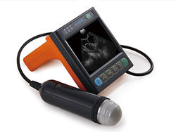 Scanner vétérinaire médical d'ultrason de Digital avec l'écran de 3,5 pouces et la fréquence de Porbe 2.5M, 3.5M