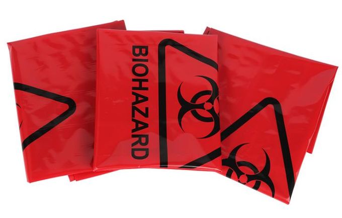 PPE de rebut infectieux de sac de Biohazard pour COVID - épaisseur jetable de 19 sacs de déchets longueur de 5 mils 86 largeurs 70cm de cm