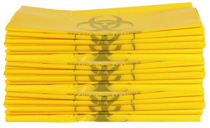 PPE de rebut infectieux de sac de Biohazard pour COVID - épaisseur jetable de 19 sacs de déchets longueur de 5 mils 86 largeurs 70cm de cm