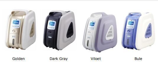Concentrateur portatif de l'oxygène 1~3L/minute 30%~93% Concentraion pour des couleurs médicales ou à la maison de l'utilisation 4 offertes
