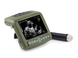 Scanner vétérinaire d'ultrason de machine mobile d'ultrason facile de voir la profondeur maximum d'affichage de gras du dos de 20cm