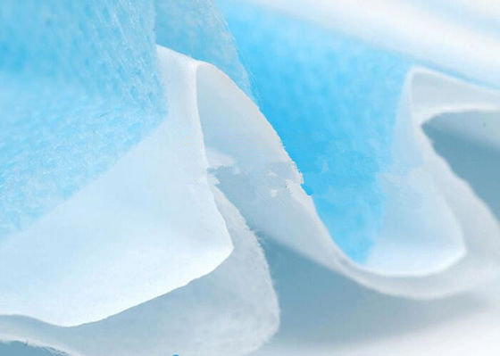 Masque facial jetable bleu Wave PPE pour la COVID-19