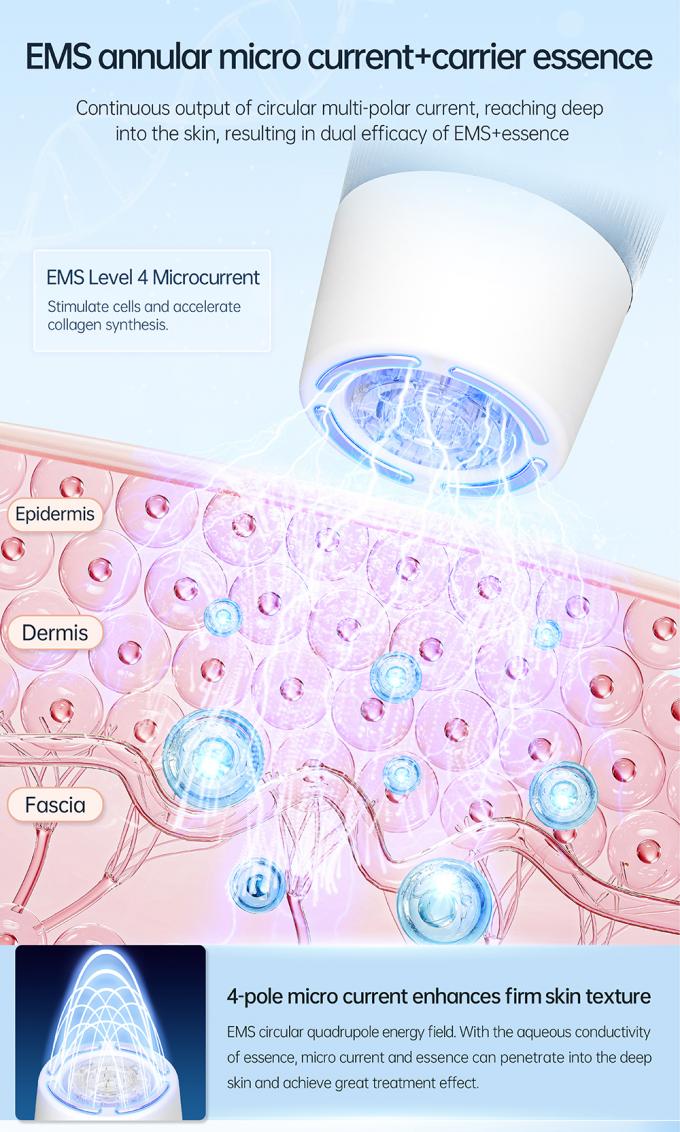 Vente d'usine stylo Hydra H5 EMS stylo électrique à micro-aiguille pour la régénération du collagène pour la repousse des cheveux et de la barbe 5